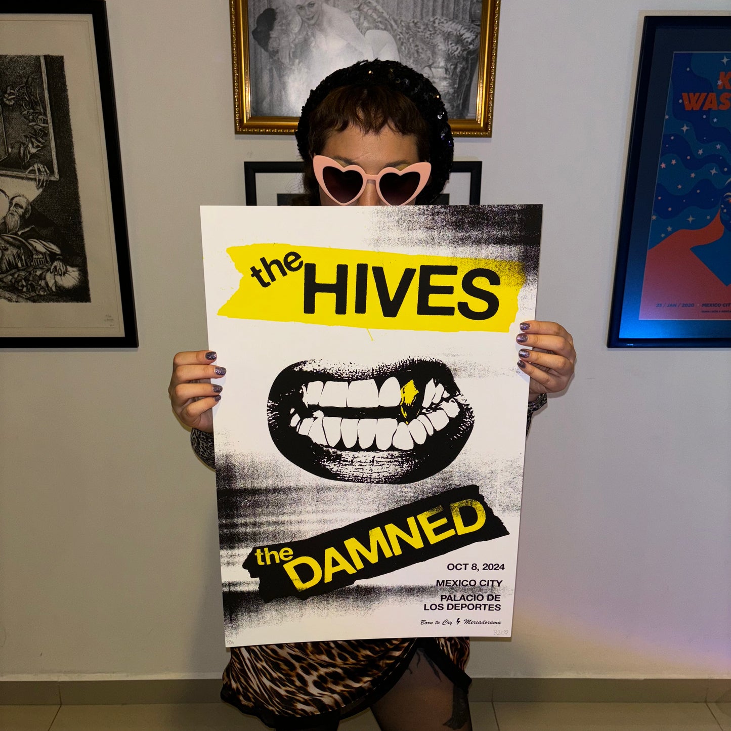 the hives & the damned poster