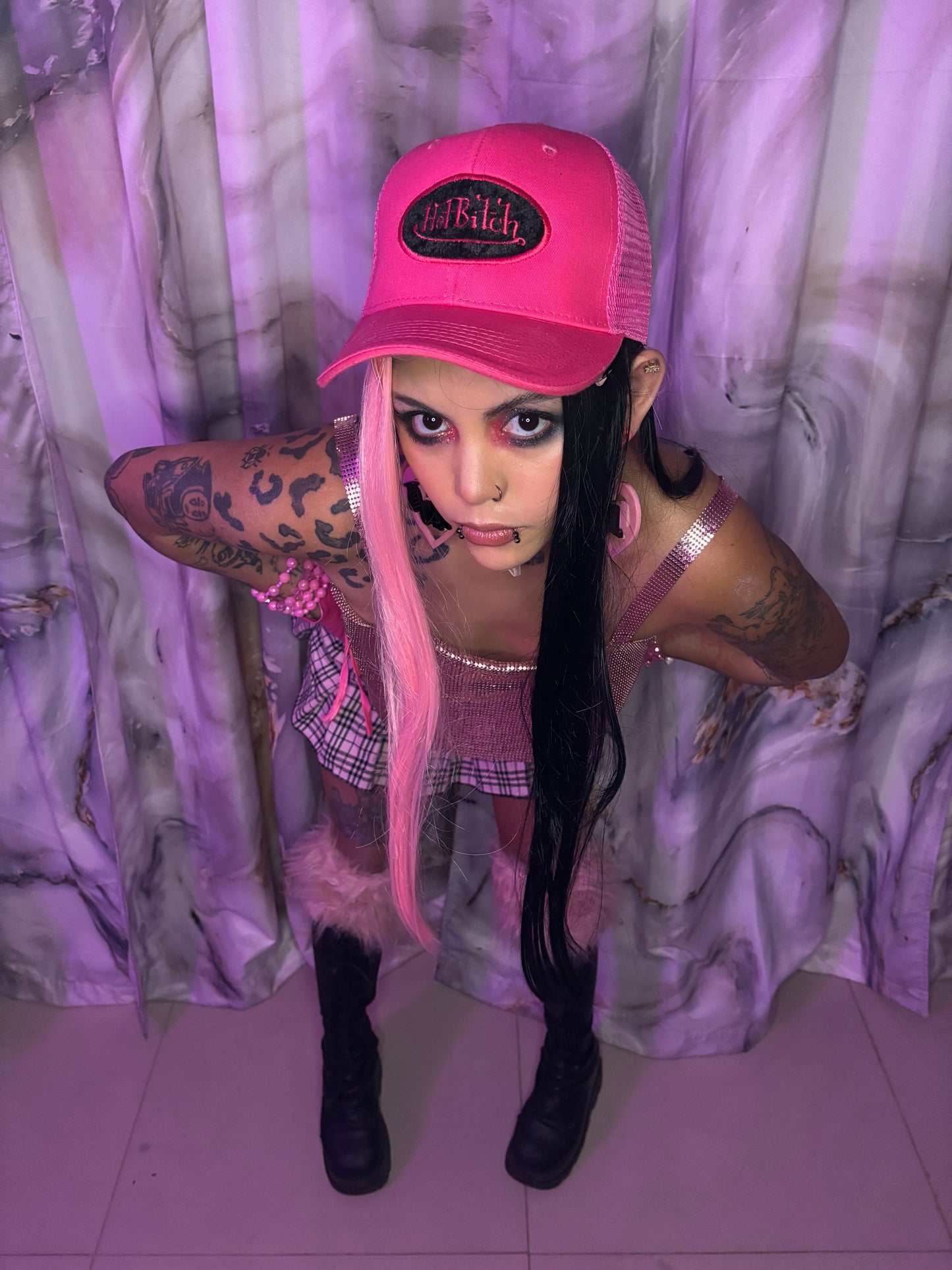 Hot babe y2k trucker hat