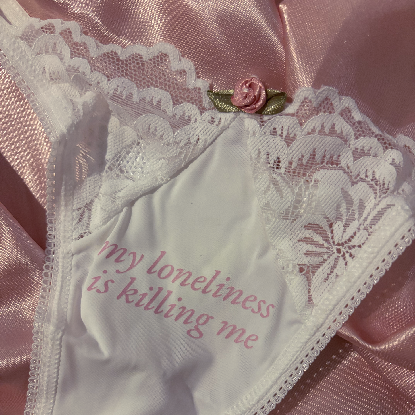 "my loneliness..." thong